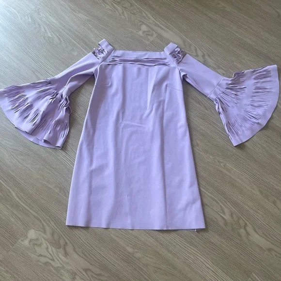 La Petite Robe Chiara Boni lazer cut Long Sleeve Dress, in lavender - Picture 2 of 7